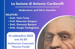 Domani 16 settembre a Civitanova del Sannio la Giornata Cardarelliana