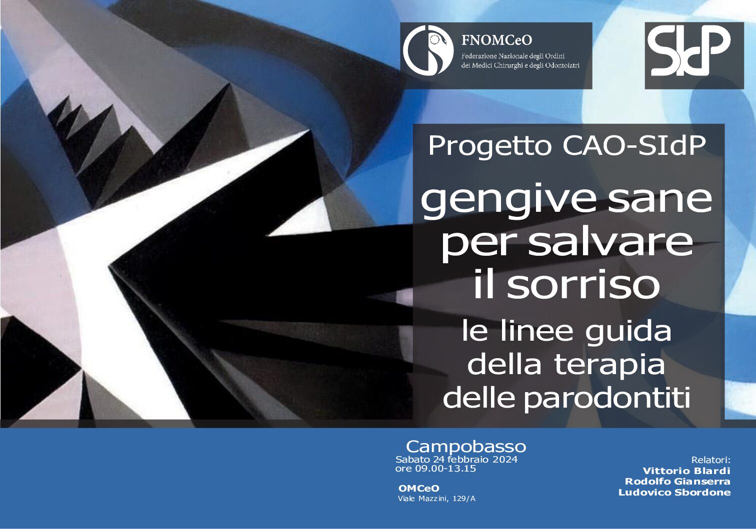 Progetto CAO-SIdP  – Gengive sane per salvare il sorriso, le linee guida della terapia delle parodontiti.