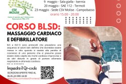 Corso BLSD in Molise: massaggio cardiaco e defibrillatore