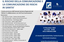 Il rischio della comunicazione e la comunicazione dei rischi in sanità, evento ASReM a Campobasso