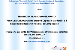 Servizio di Trasporto Gratuito per Cure Oncologiche