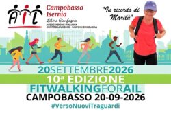 10ª edizione di “Fitwalking for AIL” a Campobasso – 20 settembre 2026