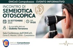 Incontro di semeiotica otoscopica: appuntamento il 22 settembre 2026